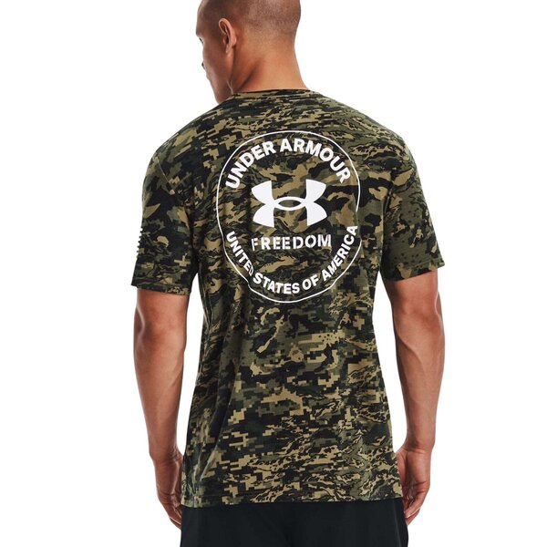 Army Gear Under Armour Freedom Camo TShirt (OD Green) Military