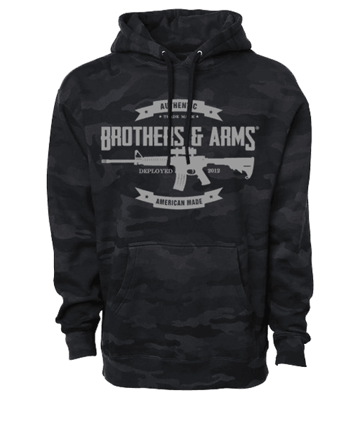 Brothers & Arms USA Men's B&A Signature Pullover Reflective Hoodie Military & Gov't