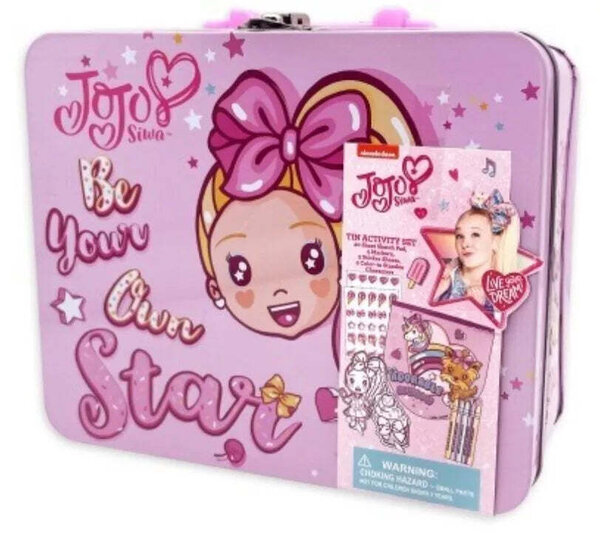 Shop4Savings - JoJo Siwa Art and Activity Tin Box Mess Free Arts and ...