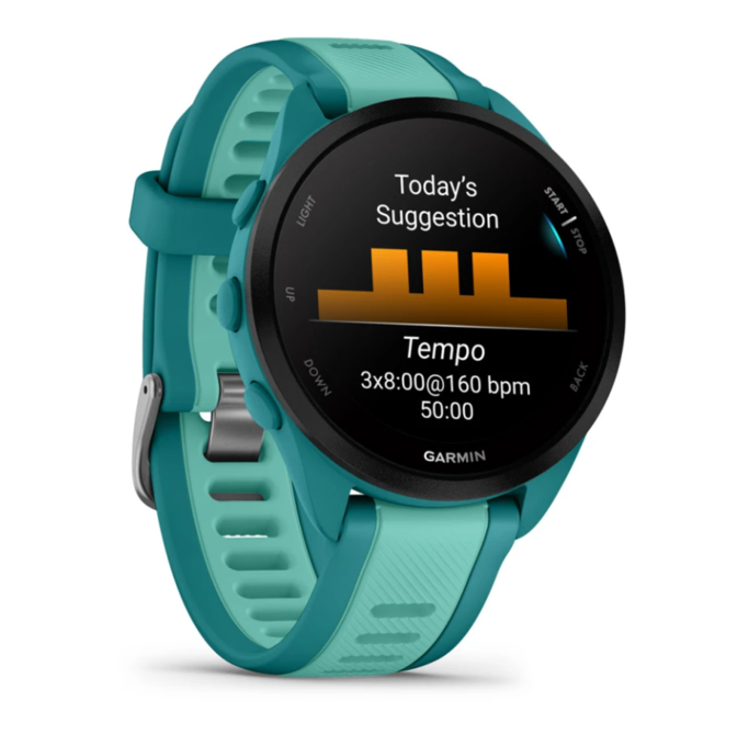 Garmin - Forerunner® 165 Music Smartwatch - Military & Gov't