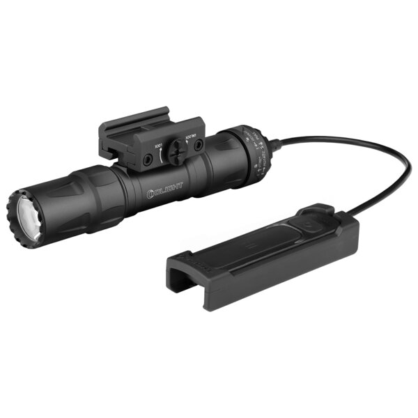OLIGHT Odin S Picatinny Lampe torche tactique rechargeable 1500 lumens 250 mètres montée sur rail avec interrupteur de pression à distance amélioré IPX8 (Noir OLIGHT Odin S Picatinny Lampe torche tactique rechargeable 1500 lumens 250 mètres montée sur rail avec interrupteur de pression à distance amélioré IPX8 (Noir