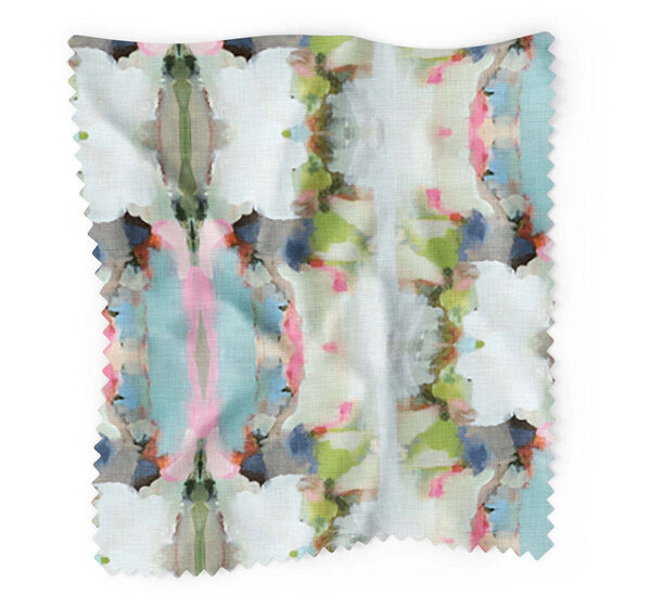 Harley Butler Trading Company Cool As A Cucumber Navy Fabric by the