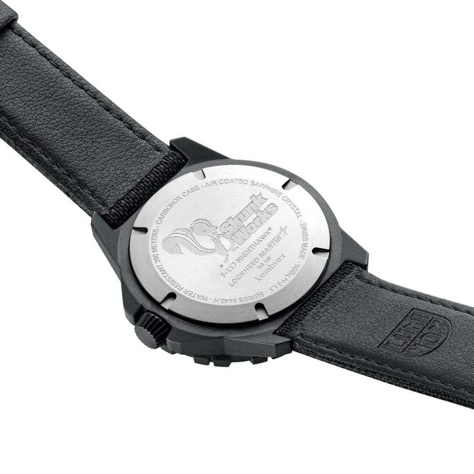 Luminox - Men's 44mm F-117 Nighthawk x Skunk Works 6440 Series