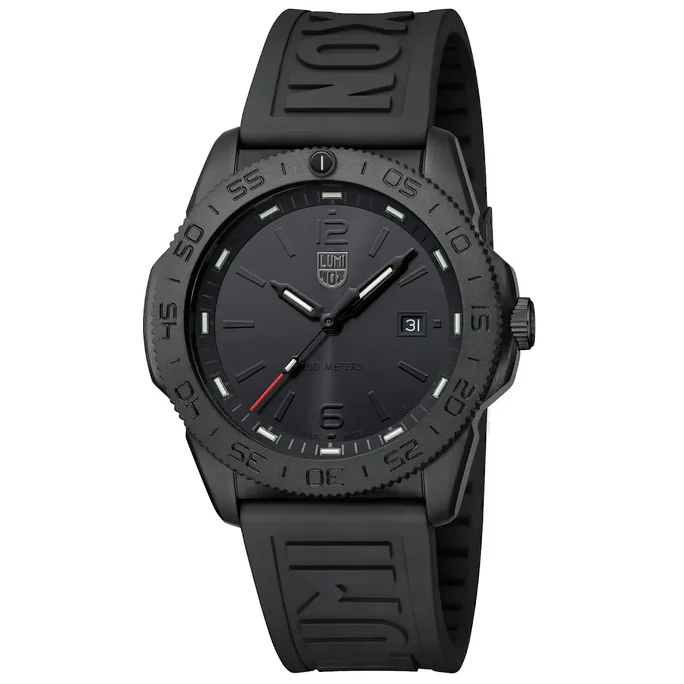 Luminox - Men's 44mm Pacific Diver Blackout Dive Watch - Military