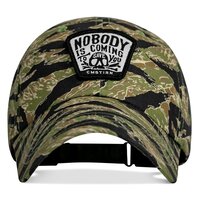 "Keep Your Mouth Shut" Camo Mesh Embroidered Baseball Cap - Adjustable, One Size, Cotton