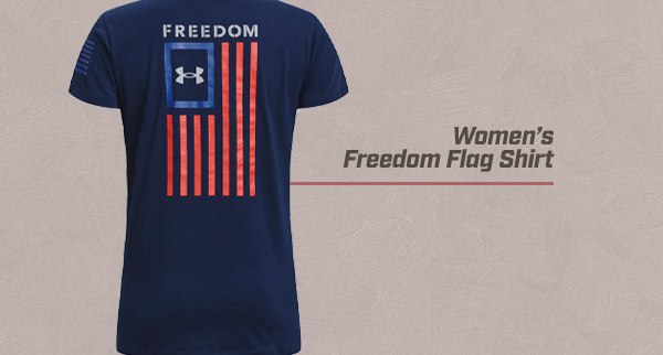 Women's Freedom Flag Tshirt