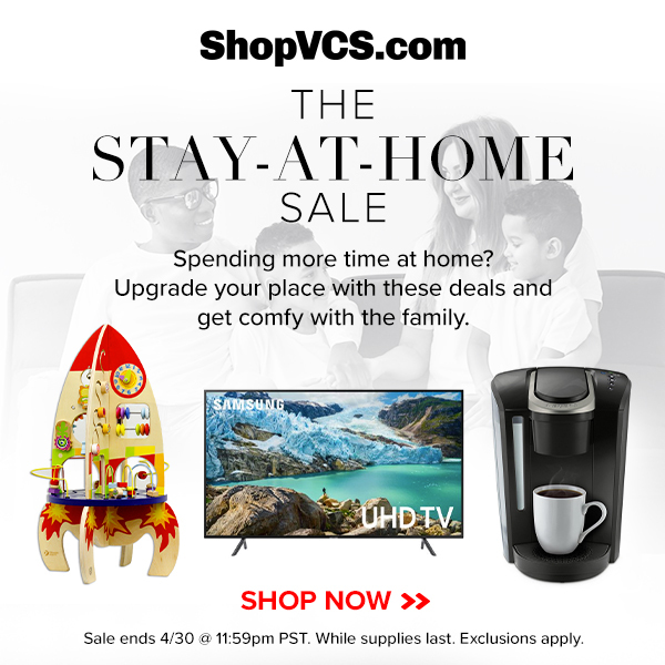 The Stay At Home Sale