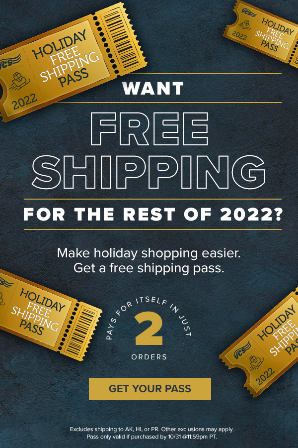 WANT FREE SHIPPING FOR THE REST OF 2022?