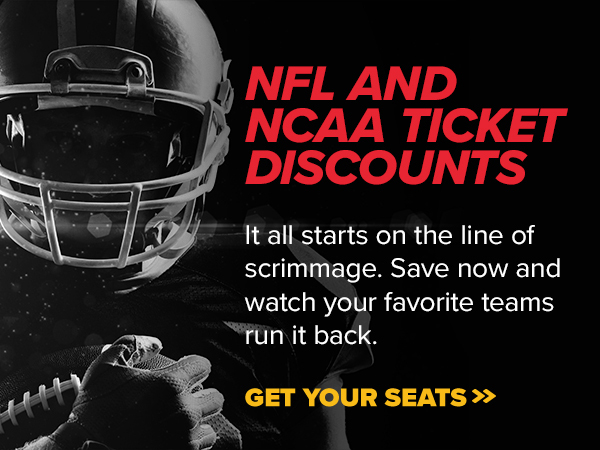 NFL AND NCAA TICKET DISCOUNTS