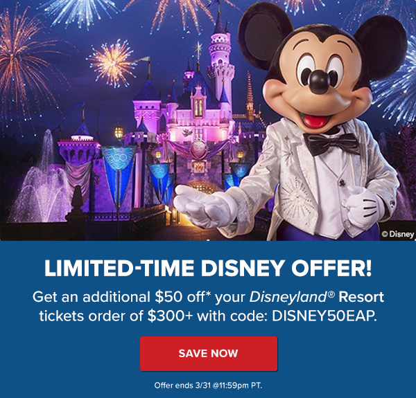 LIMITED TIME DISNEY OFFER