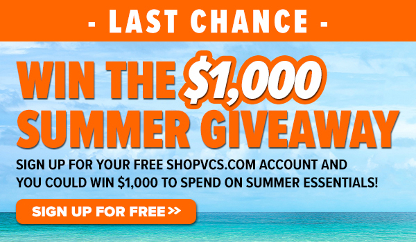 -- LAST CHANCE -- WIN THE $1000 SUMMER GIVEAWAY